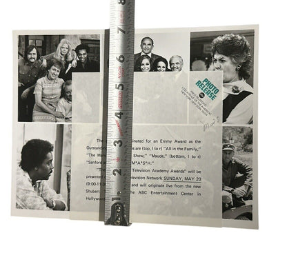 25th Annual Emmy Awards 1973 Press Release photo 5 Up Outstanding Comedy Series