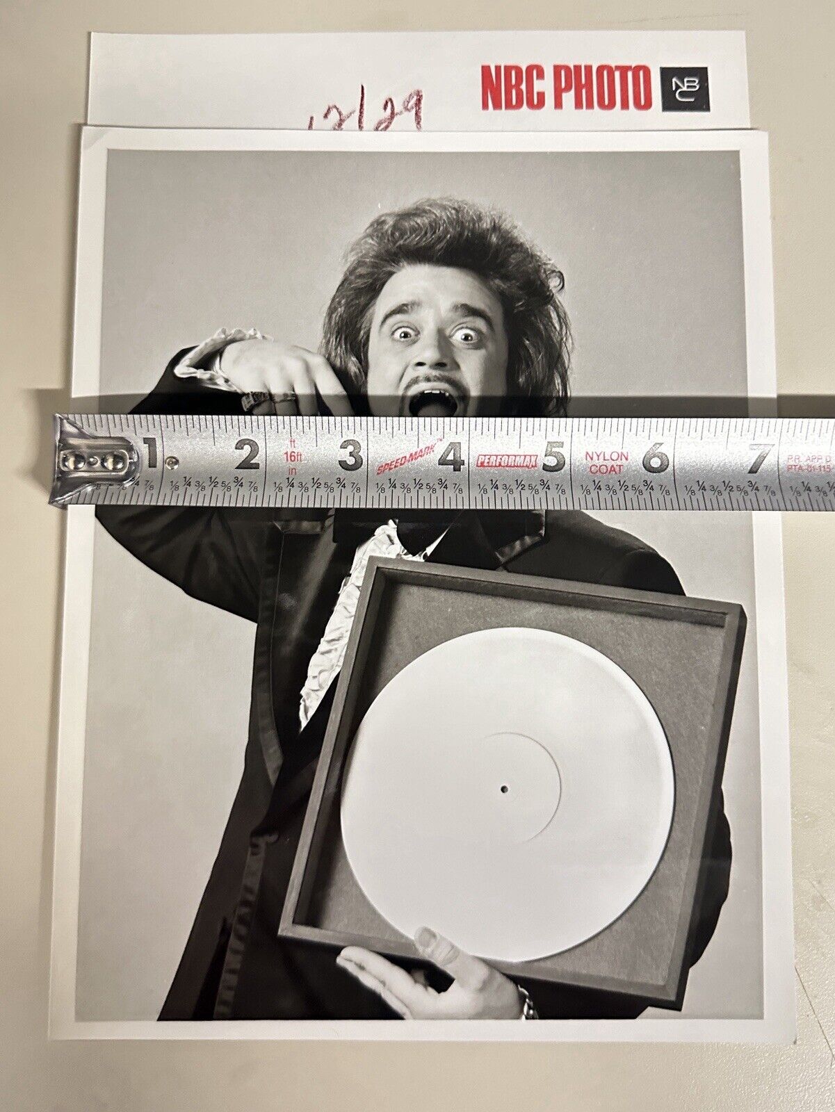 1973 DJ Wolfman Jack Authentic Press Release Photo The Midnight Show NBC