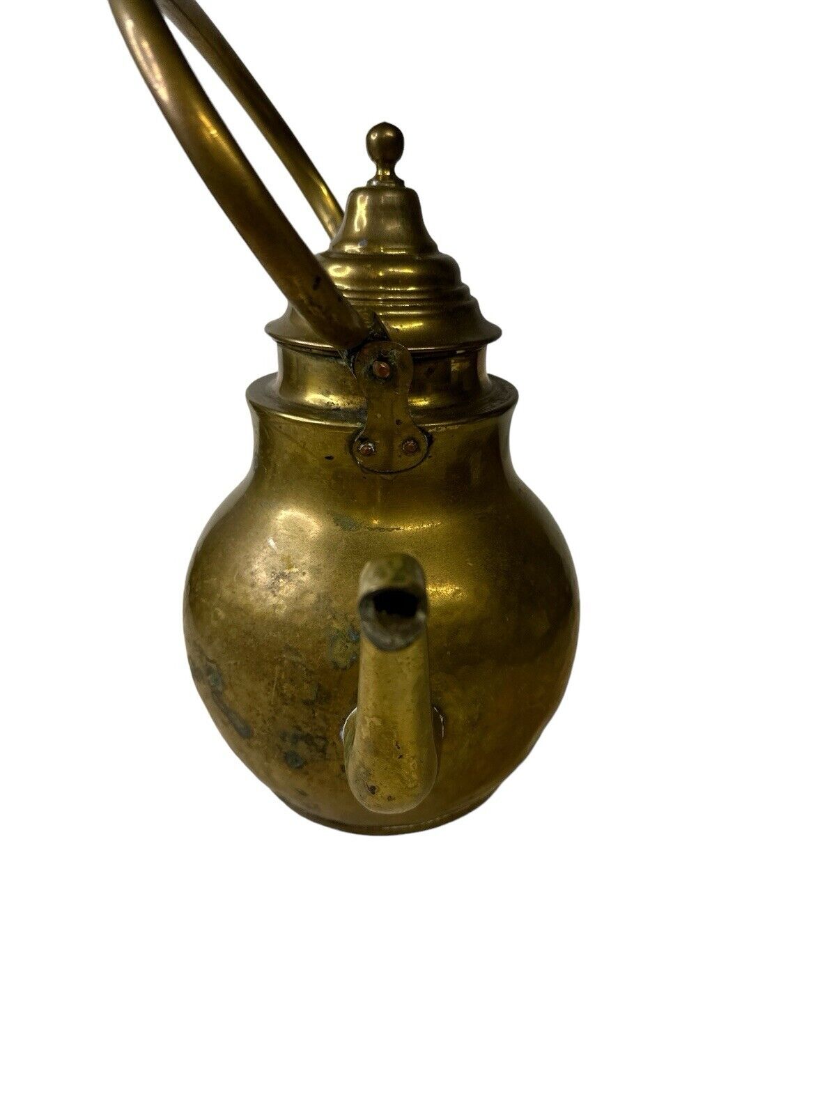 Antique 19th century Brass Coffee Water Pitcher As Seen Decor Only