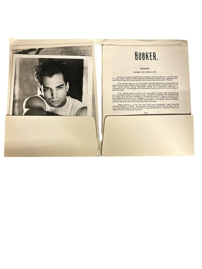 Booker TV Press Release Kit Photos Background Casting Sheets Richard Grieco