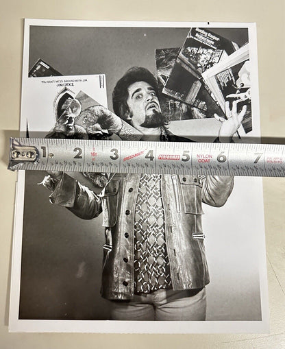 1973 DJ Wolfman Jack Authentic Press Release Photo The Midnight Show NBC