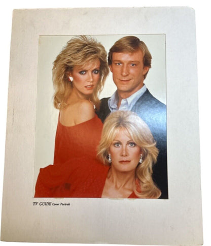 1983 TV Guide Cover Photo Knots Landing Cast 16” x 20”