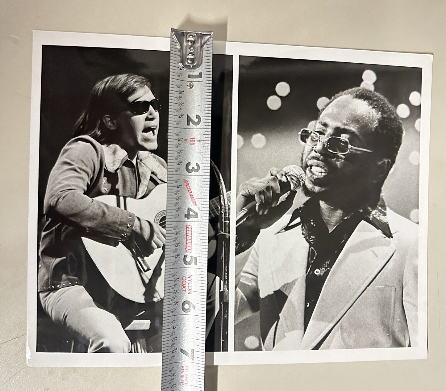 1973 Curtis Mayfield & Jose Feliciano Press Release Photo The Midnight Show NBC