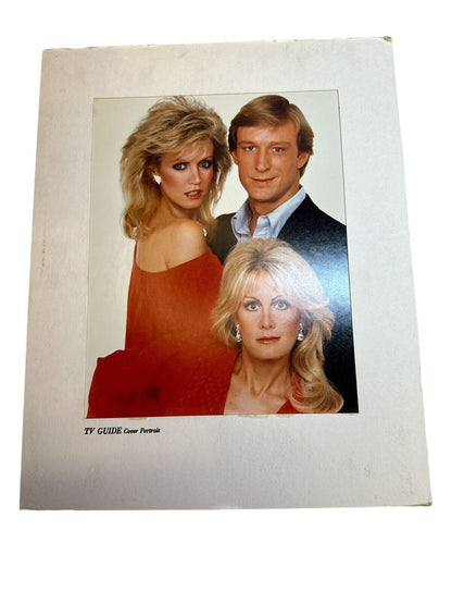 1983 TV Guide Cover Photo Knots Landing Cast 16” x 20”