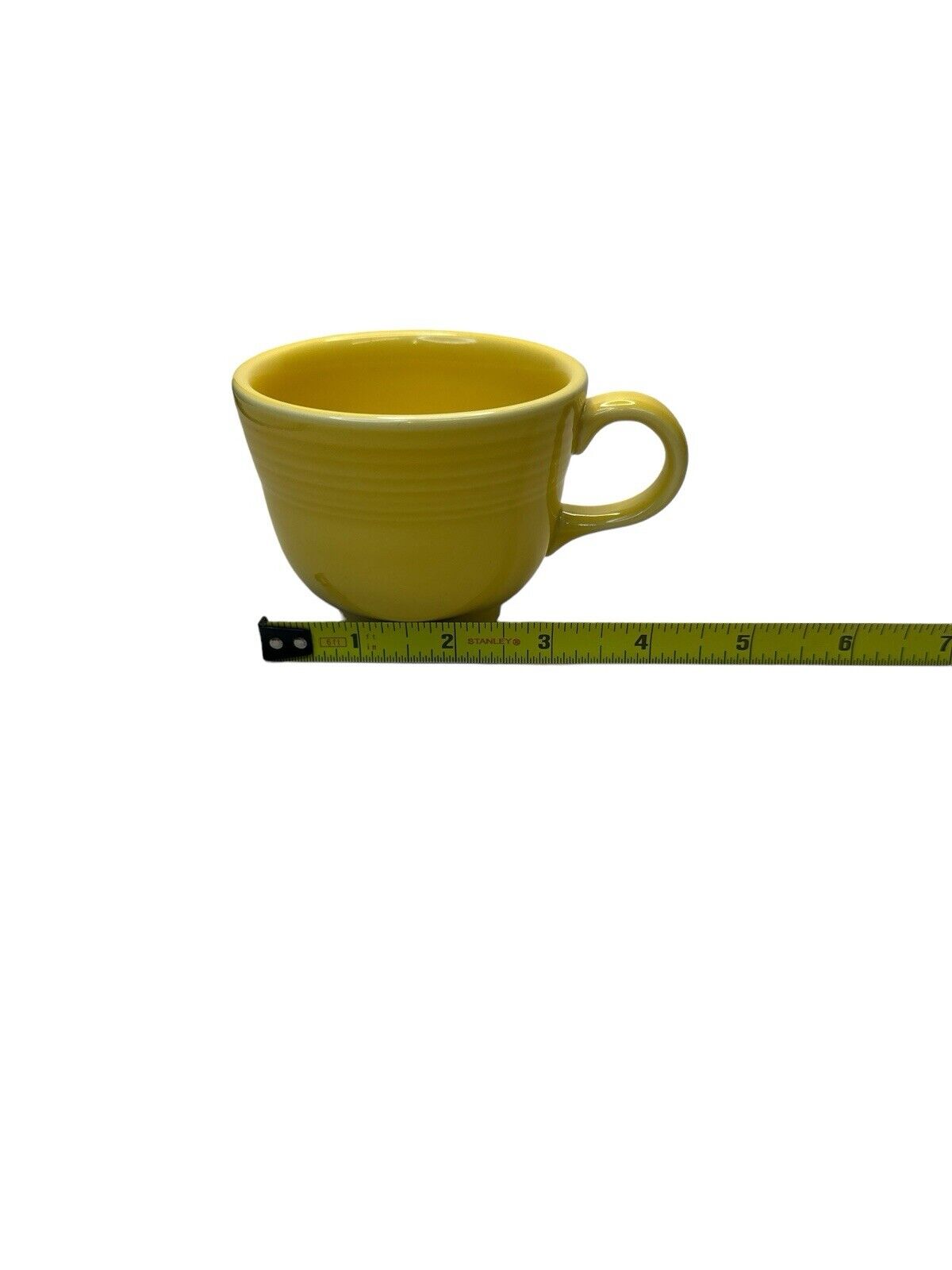 Fiestaware Vtg 2003 Fiesta Coffee Tea Cup and Saucer Set Sunflower yellow Color