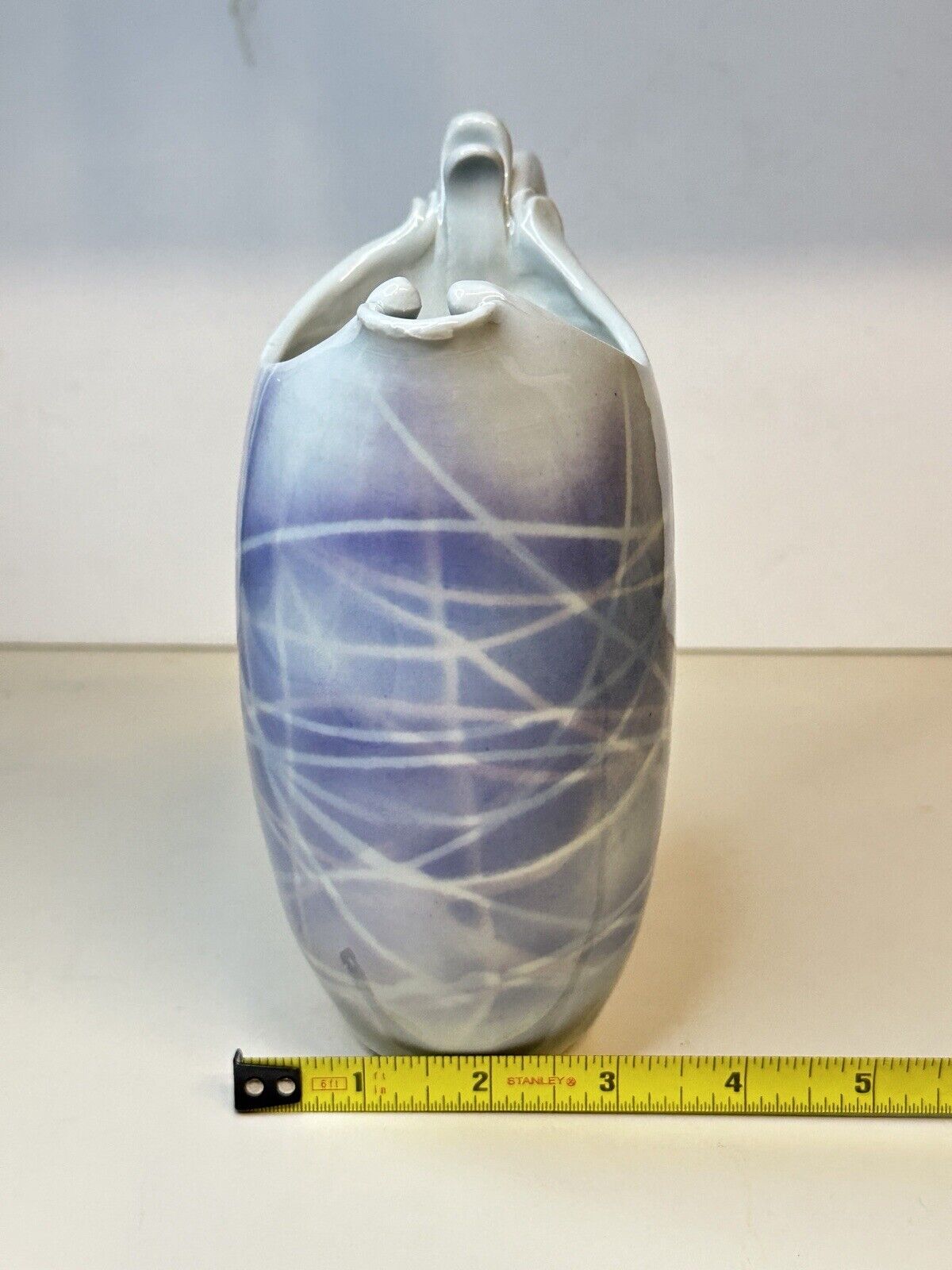 Beautiful James Jim Loso Porcelain Pitcher Modern Art Signed Minnesota Potter
