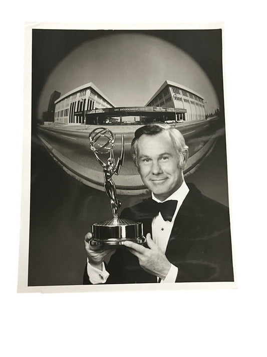 25th Annual Emmy Awards 1973 Press Release photo Johnny Carson Presenter