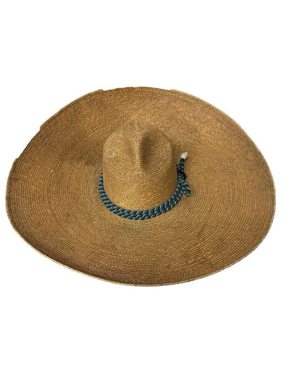 Vintage Mexican Sombrero South Central Mexico Authentic 22” Dia 7 1/4