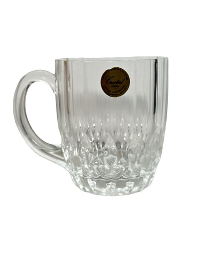 VTG Set Of 4 Cristal d’ARQUES  France Garanti Plus De 24% Lead Crystal Mugs