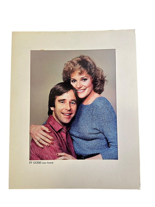 1980 TV Guide Cover Portrait Beau Bridges Helen Shaver Rare Display Board
