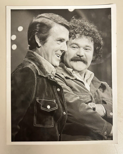 1973 Jack Burns & Avery Schreiber Press Release Photo The Midnight Show NBC