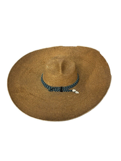 Vintage Mexican Sombrero South Central Mexico Authentic 22” Dia 7 1/4