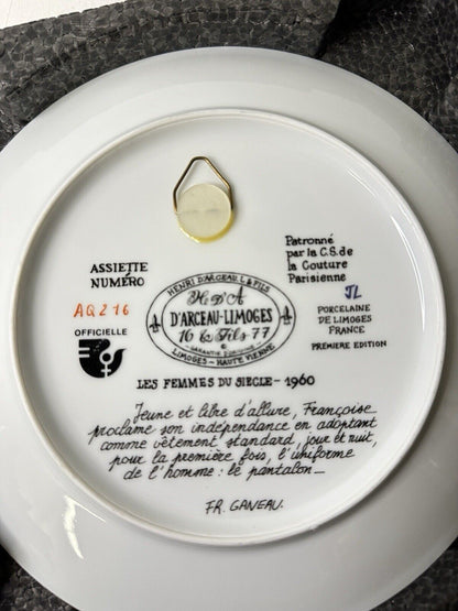 D'Arceau Limoges Women of the Century Premier Ed THE Independent Woman 1960 +COA