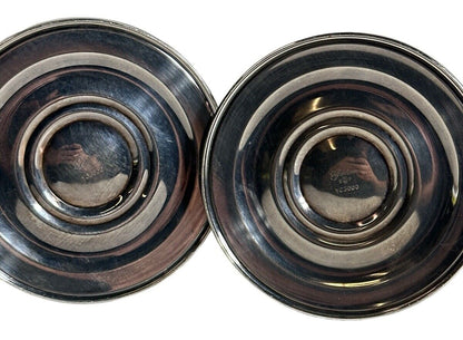 Set Of 2 Gorham 5" Silverplate Weighted Candlestick Holders YC 3000