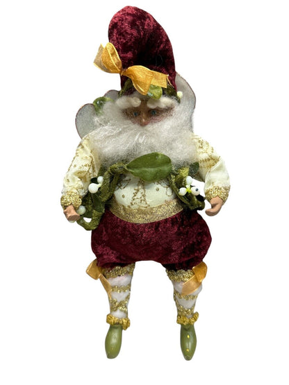 Mark Roberts Fairy Santa Elf Victorian Woodland Retired Ornament 9'