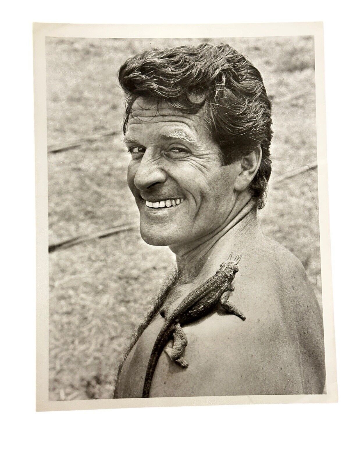 1971 ABC Press Release Photo Hugh O’Brian “ Africa Texas Style” 7” x 9”