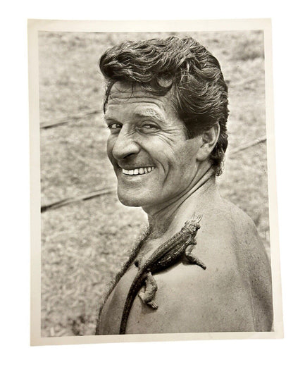 1971 ABC Press Release Photo Hugh O’Brian “ Africa Texas Style” 7” x 9”