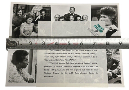 25th Annual Emmy Awards 1973 Press Release photo 5 Up Outstanding Comedy Series