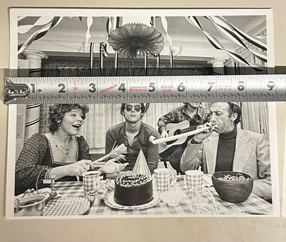 1973 Press Release Photo Cast Of CBS Show Sticks and Bones 7” x 9”