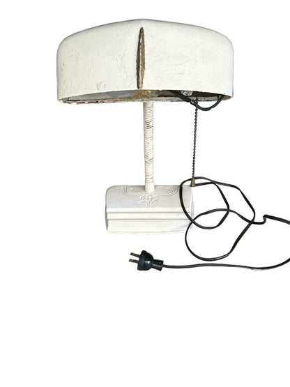 MCM 1950’s Very Cool Looking Atomic Desk Lamp New Cord Needed 16”
