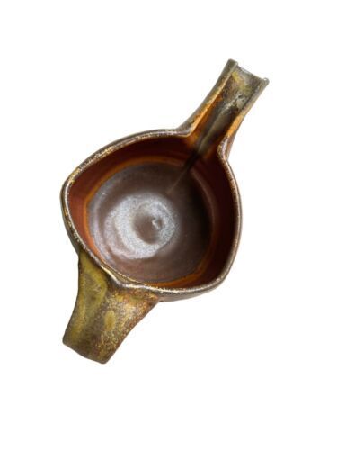 Vtg Antique Earthenware Beak Shaped Tea Water Pitcher Artist Signed Muluy Rare