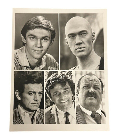 25th Annual TV Academy Awards 1973 Press Release photo 5 Up Composite