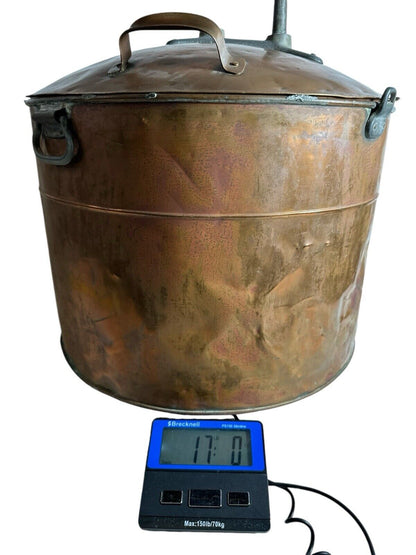 Antique Large Copper Paramount Steam Washer Co Kansas City 1925