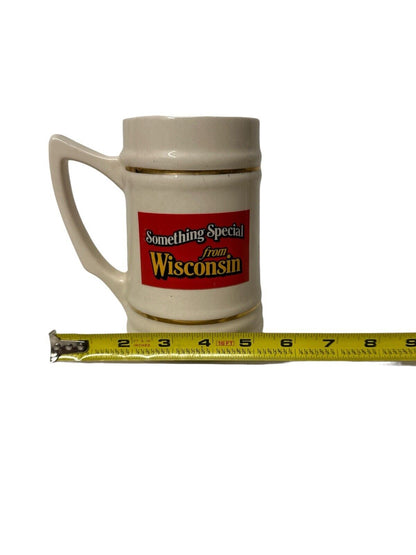 2 Vtg Ceramic Beer Mugs Something Special Wisconsin 1990 Nasao Milwaukee