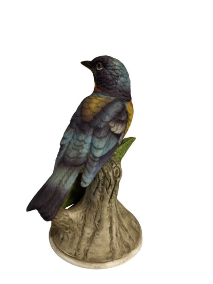 Vtg 1980's porcelain Figurine Parula Warbler by Andrea Sadek 8627 Made in Japan