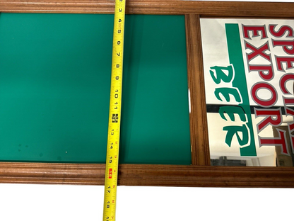 Special Export Mirror Chalk Board G. Heileman Brewing Co Excellent Condition 31"