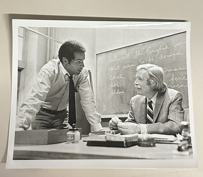1972 ABC TV Press Release Photo 7”x9” Room 222 Lloyd Haynes & Arthur O’Connell