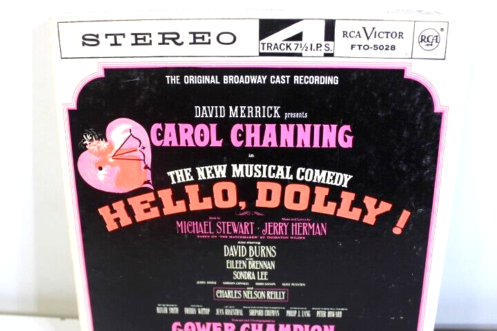 RCA 4 Track Reel to Reel Tape 7 1/2  lps The New Musical Comedy Hello, Dolly!