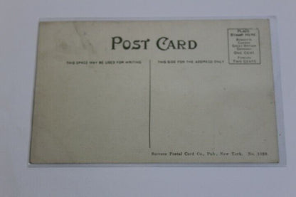 Antique Photo-Lithograph Postcard Early 1900s The Hudson River Terminal Building