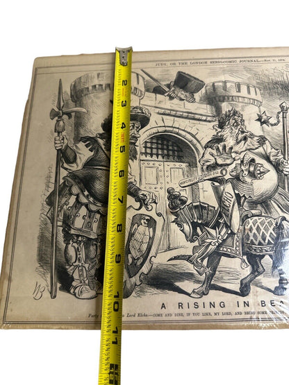 Antique Marie Duval Illustrator For Judy Or The London Serio-Comic Journal 1874