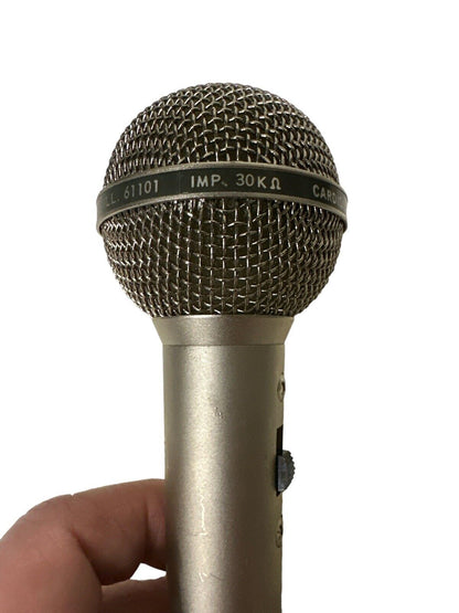 Vintage Cardioid Ball Dynamic Mic Microphone, Japan Wired Nice Condition