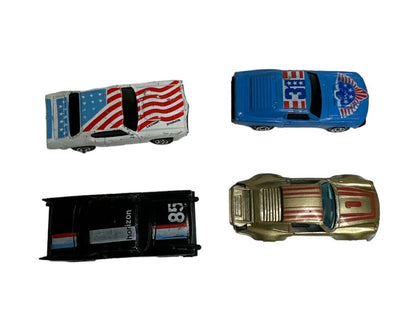 Lot Of 4 Diecast Sports Racing Car’s Vtg 1970s Mixed Lot 1/64 Made In HONG KONG