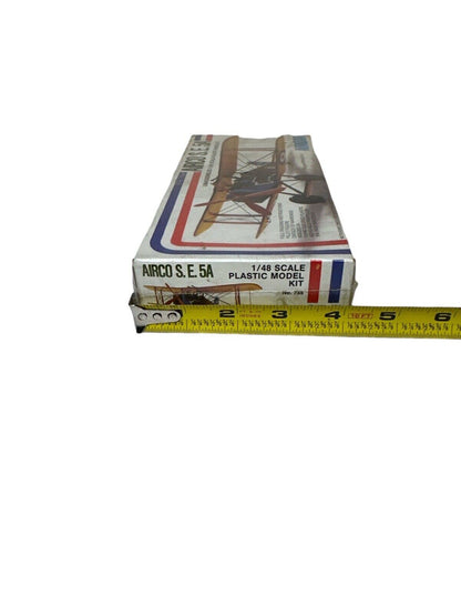 Vtg 1976 Aurora Model Kit Airco S.E. 5A 1/48th Scale No. 755 NOS Sealed