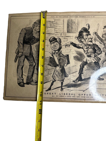 Antique Marie Duval Illustrator For Judy Or The London Serio-Comic Journal 1874
