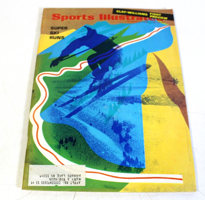 Sports Illustrated Magazine Nov. 14, 1966 Super Ski Runs & Clay-Williams fight