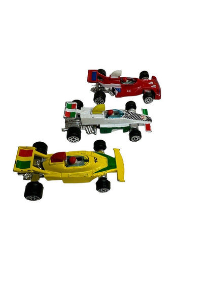Lot Of 3 Diecast Summer Racing Car’s Vtg 1970s Mixed Lot Made In HONG KONG
