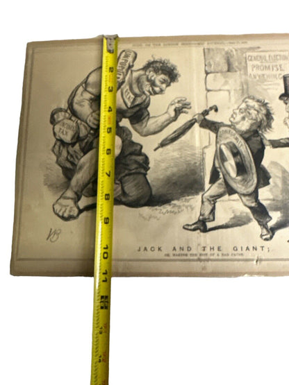 Antique Marie Duval Illustrator For Judy Or The London Serio-Comic Journal 1874