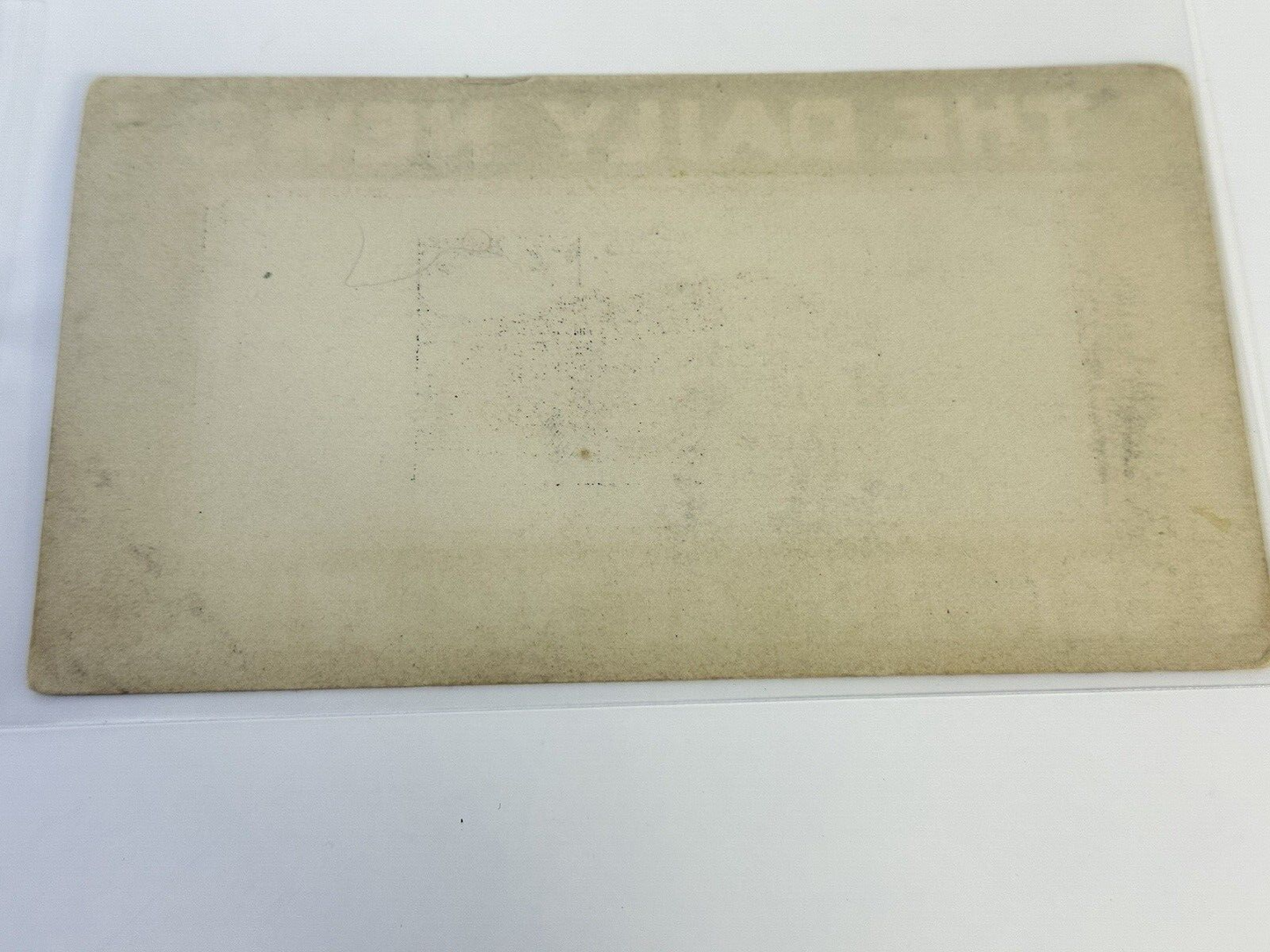 antique 1900s The Daily News Commercial Printing Advertising handout card