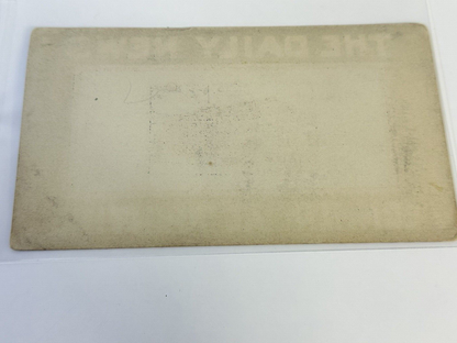 antique 1900s The Daily News Commercial Printing Advertising handout card