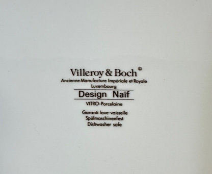 Villeroy & Boch Design Naif Laplau Luxembourg Lunch Plate 8.25'' Vtg 1990's