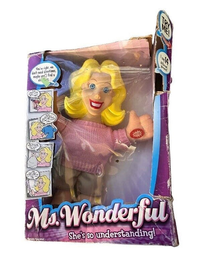 Ms. Wonderful 11" Plush Talking Doll Gag Gift Toy