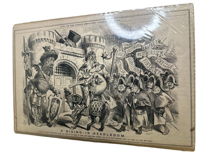 Antique Marie Duval Illustrator For Judy Or The London Serio-Comic Journal 1874