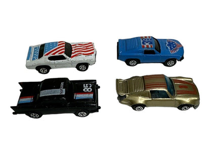 Lot Of 4 Diecast Sports Racing Car’s Vtg 1970s Mixed Lot 1/64 Made In HONG KONG