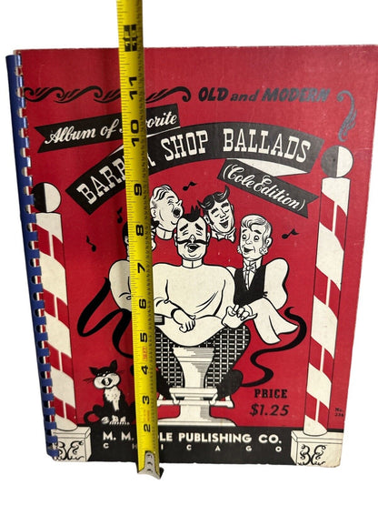 Vintage Album Of Favorite Barber Shop Ballads Cole Edition