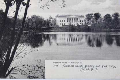 Antique RPPC Real Photo Postcard by The Rotograph Co. Historical Society Buffalo