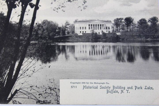 Antique RPPC Real Photo Postcard by The Rotograph Co. Historical Society Buffalo